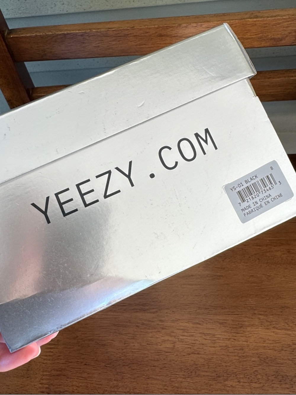 Yeezy Men’s Slide — Black Minimalist Foam Slip-On - Picture 6 of 6